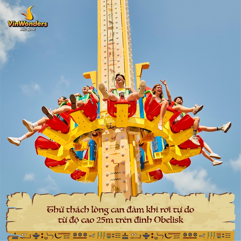 Vinpearl Phú Quốc nên ở khu nào Thử thách lòng can đảm trên đỉnh Obelisk