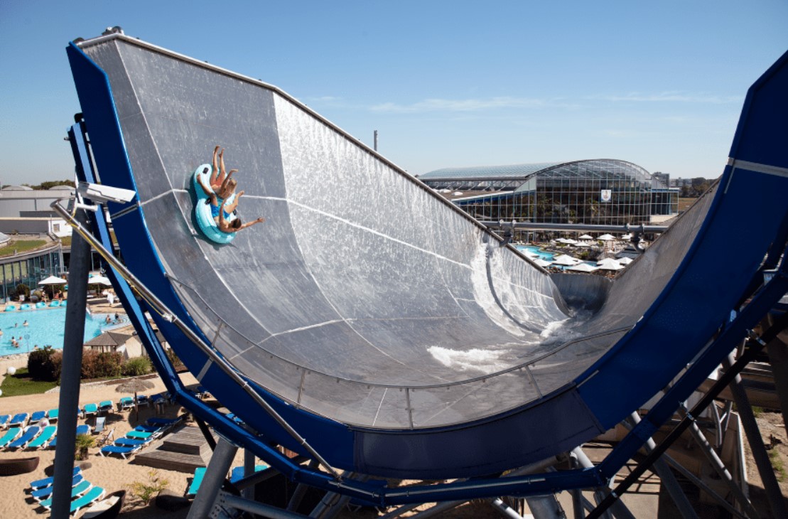 Đường trượt nước tại Galaxy-erding ở Đức 