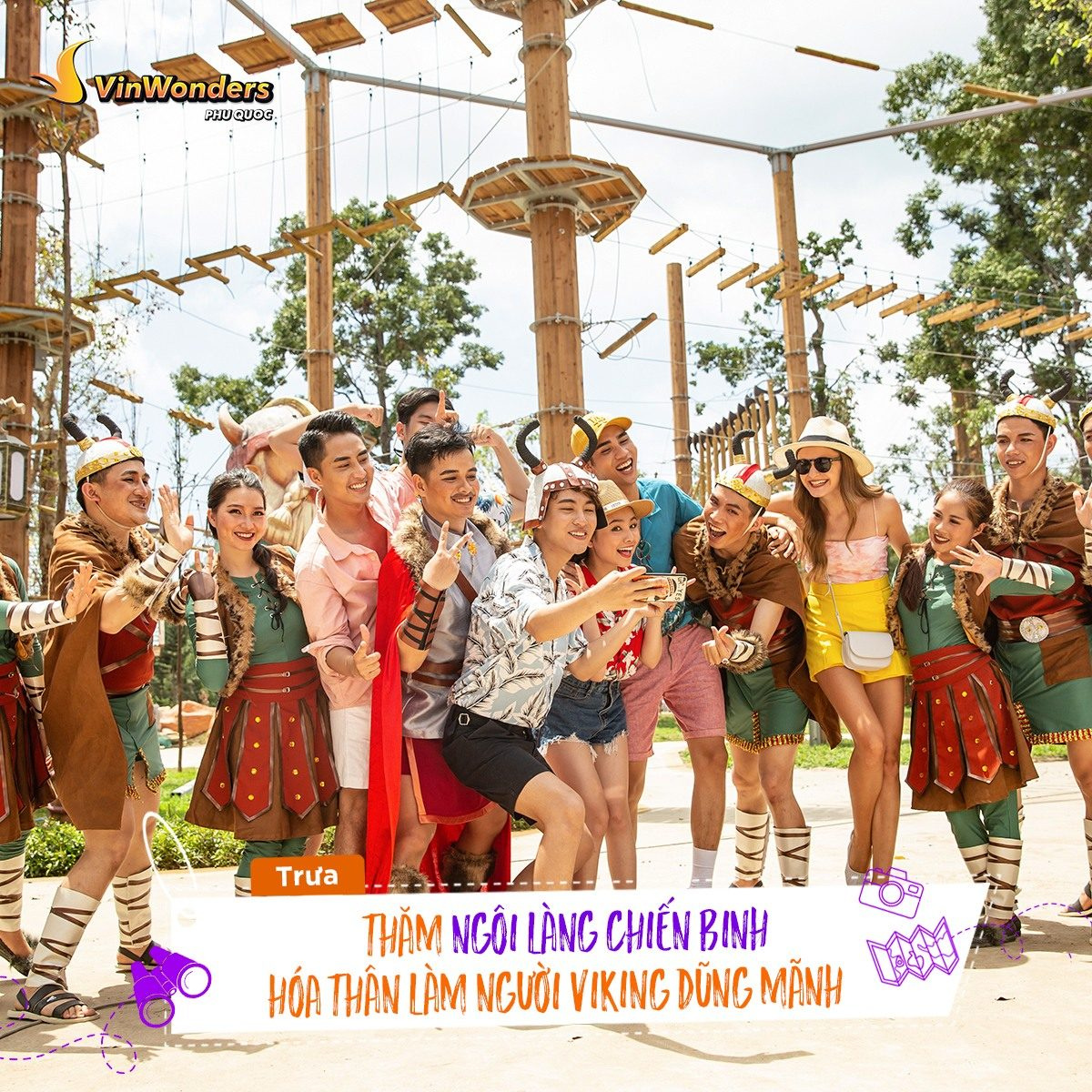 VinWonders Phú Quốc có gì Thưởng thức màn trình diễn dũng mãnh của các chiến binh Viking