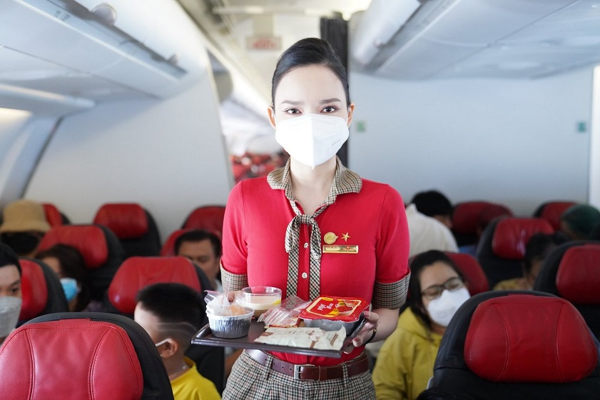 Đồ ăn trên máy bay đặt đồ ăn trên máy bay Vietjet Air