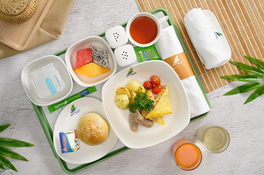Đồ ăn trên máy bay Các suất ăn trên máy bay Bamboo Airways