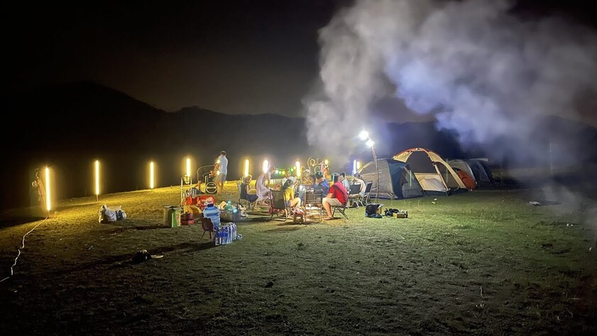Cắm trại cực chill cùng hội bạn ở hồ Phú Ninh Quảng Nam