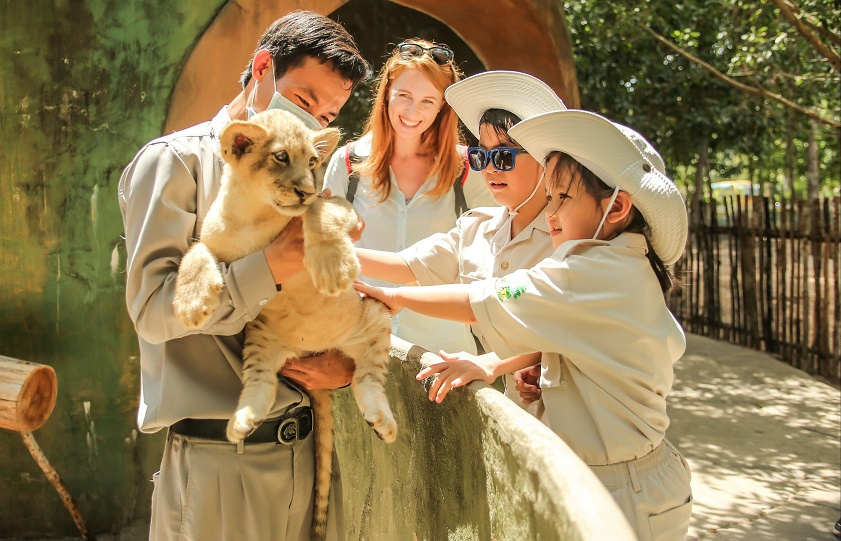 Những trải nghiệm đáng nhớ của các bé tại Vinpearl Safari Phú Quốc