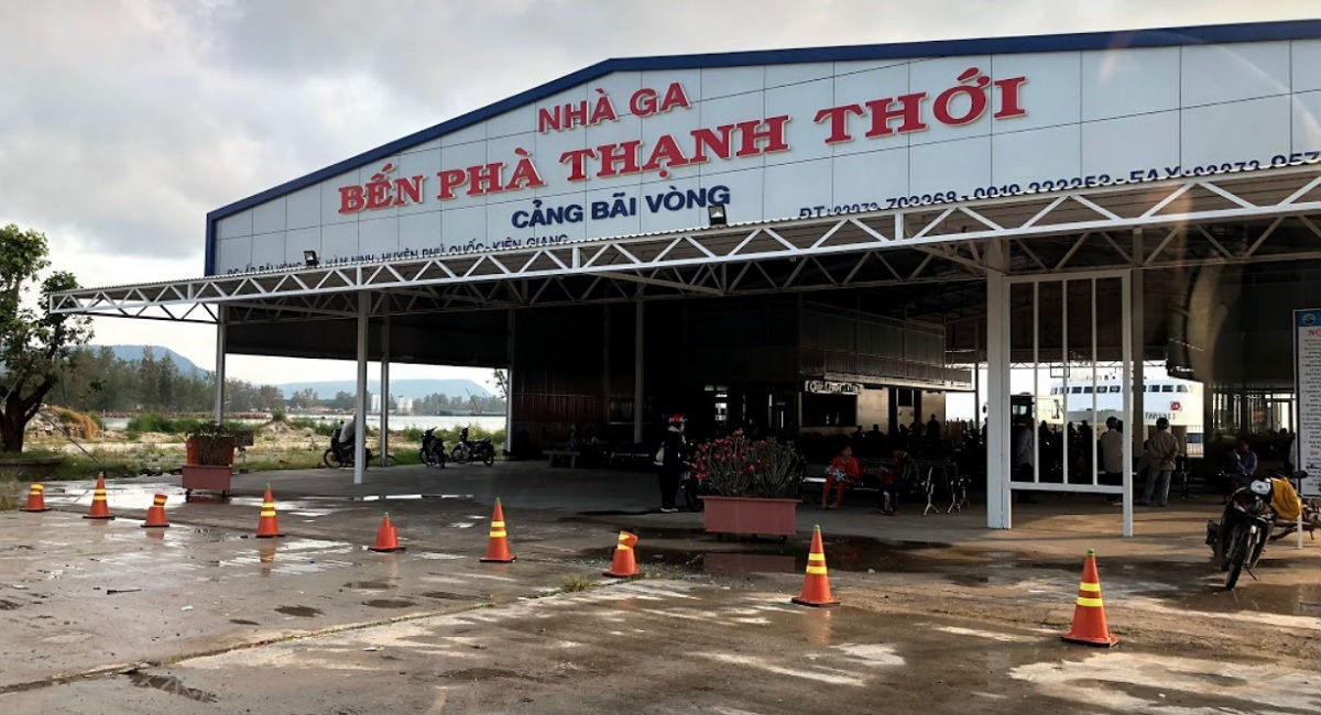 Nhà ga bến phà Thạnh Thới cảng Bãi Vòng