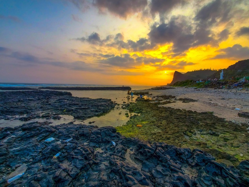 Sân bay Chu Lai hoàng hôn ở đảo Lý Sơn