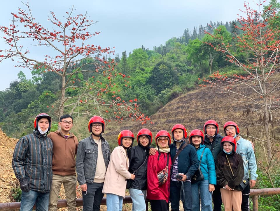 Hà Giang tháng 3 hoa gạo đỏ rực