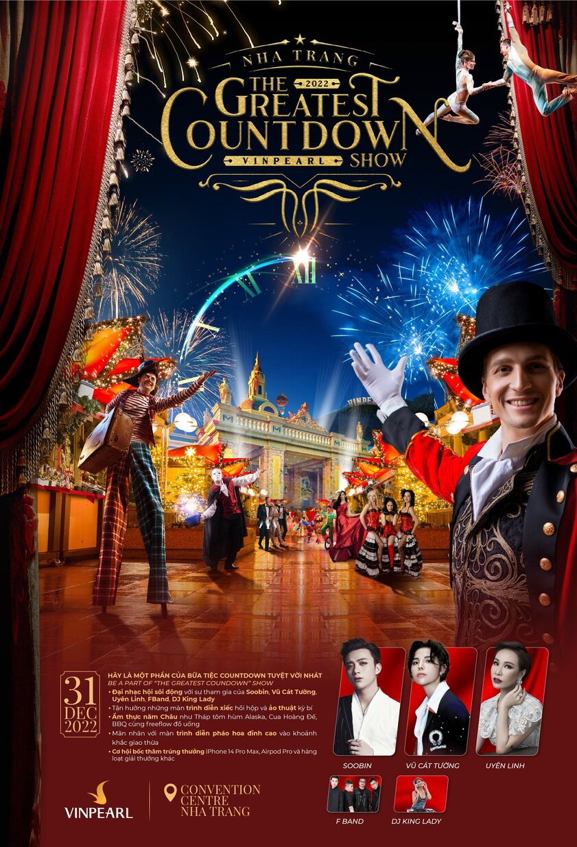 The Greatest Countdown có sự góp mặt của những ngôi sao hàng đầu Việt Nam 