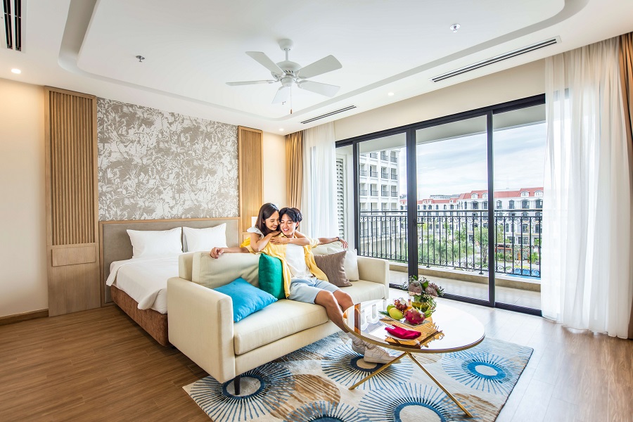 Tận hưởng không gian nghỉ dưỡng hiện đại khi đặt phòng ở Phú Quốc - VinHolidays Fiesta