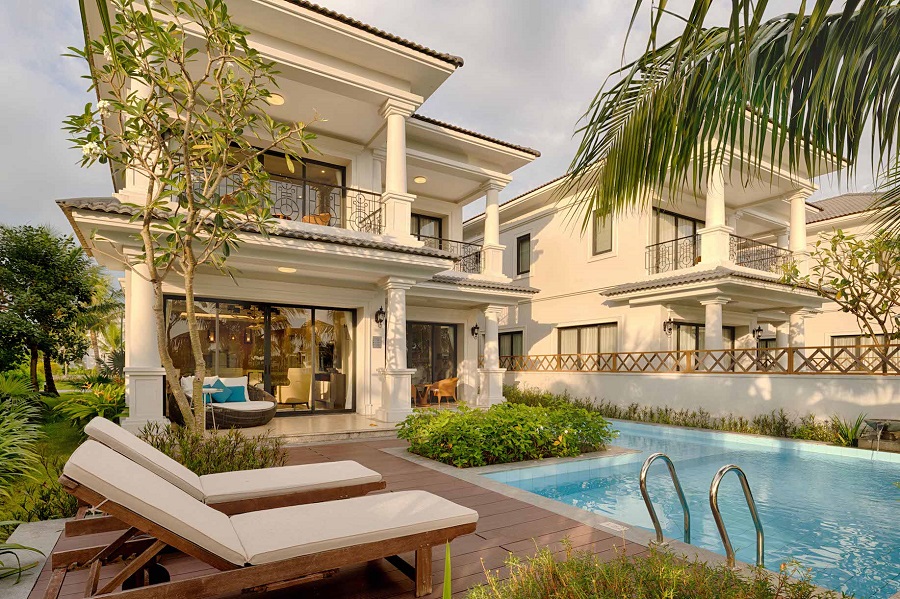 Thiết kế sang trọng của villa Vinpearl Phú Quốc 4 phòng ngủ