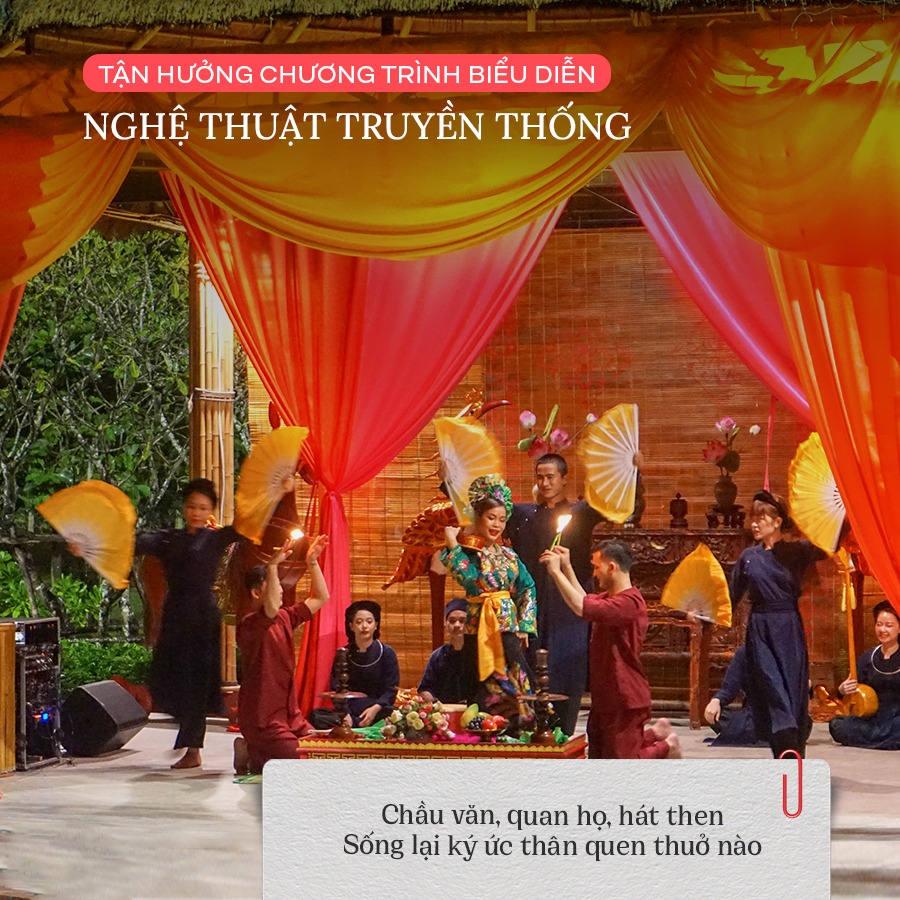 Thưởng thức nhiều loại hình nghệ thuật truyền thống tại VinWonders Nam Hội An