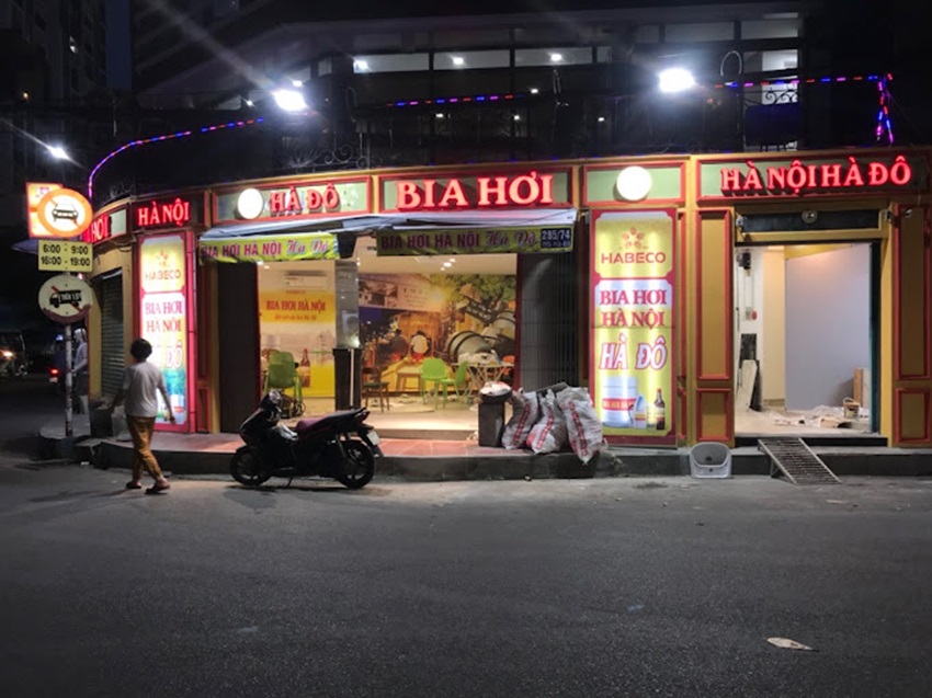 Quán bia hơi Hà Nội ở Sài Gòn Hà Đô