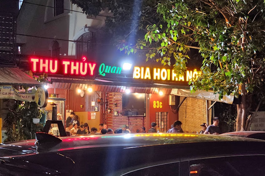Quán bia hơi Hà Nội Sài Gòn Thu Thủy