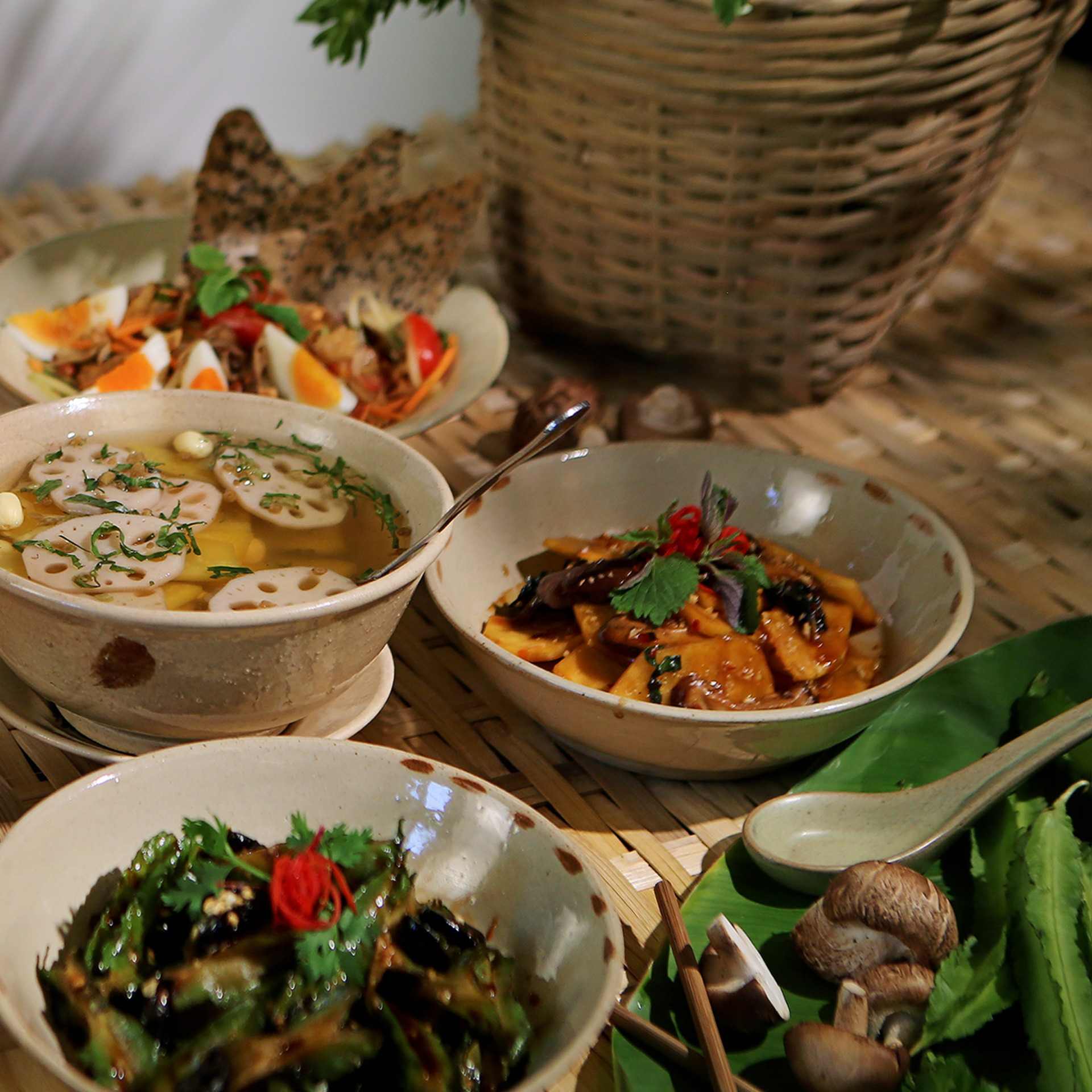 Quán chay ngon Sài Gòn Đu Đủ Xanh