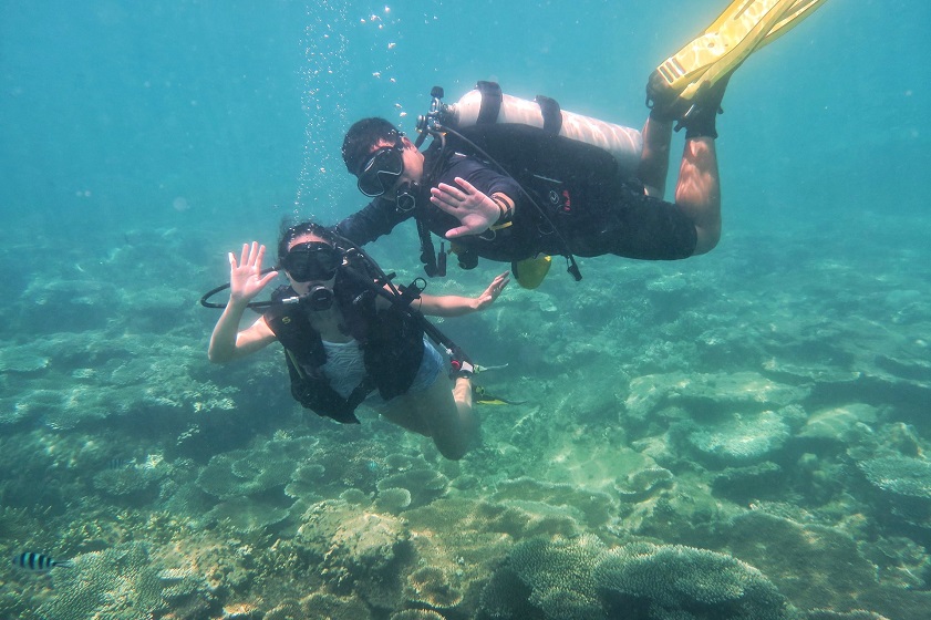 Experience diving in the Cham Islands
