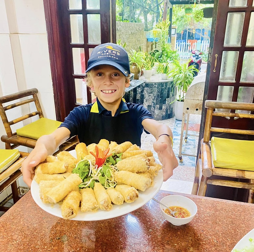 Cooking classes in Hoi An Green Bamboo Cooking School is free for kids 1-7