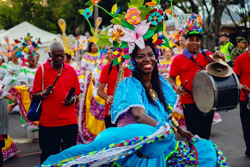 The streets of Colombia come alive for the festivities in December