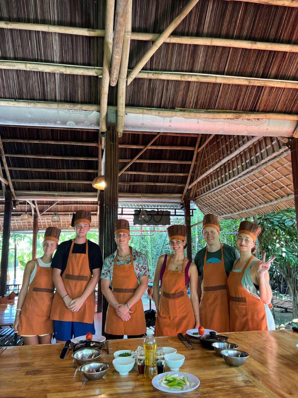 Cooking classes in Hoi An Vinh Vo Cooking Class offers both basket boat ride and cooking session