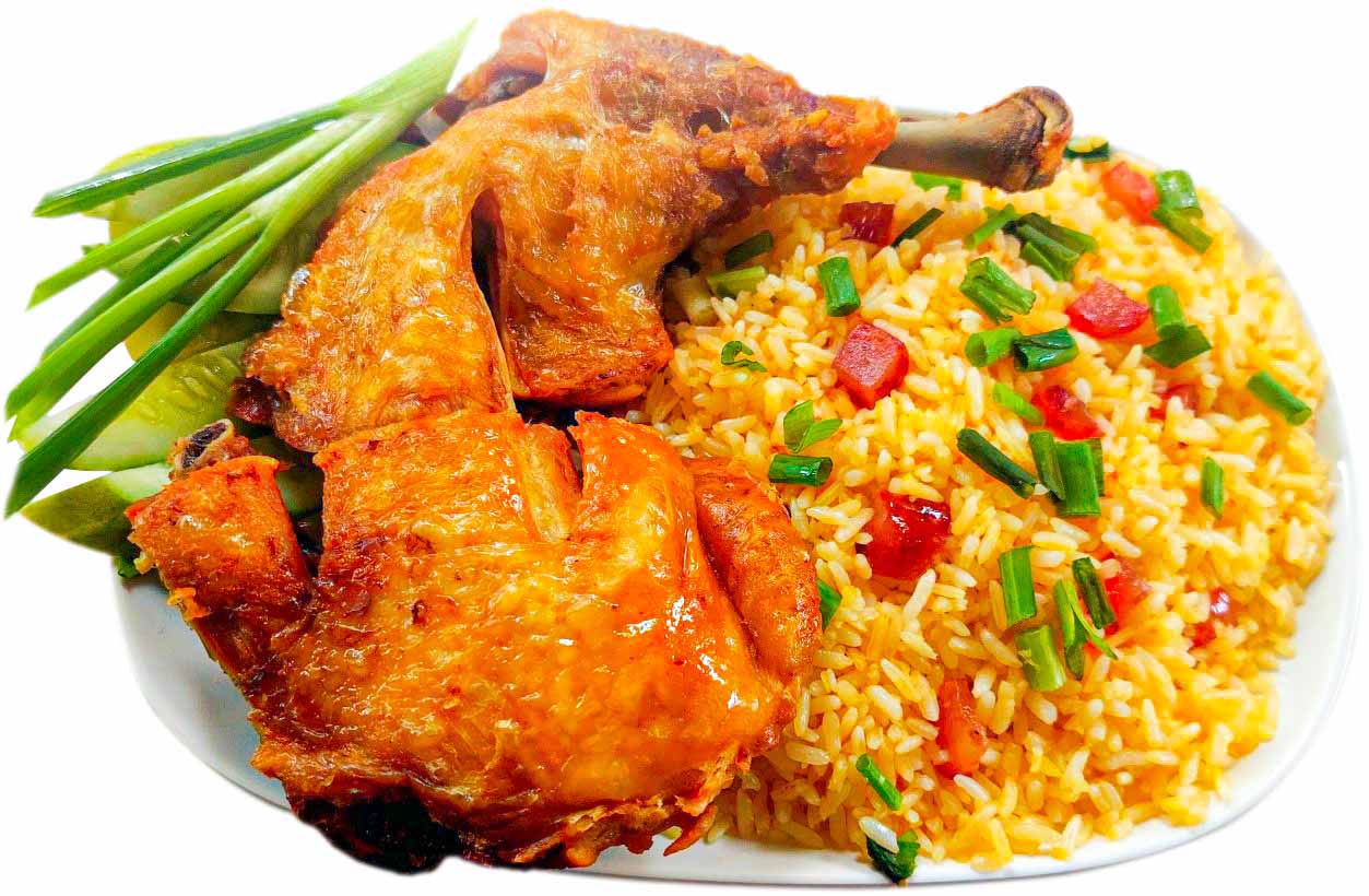 Cơm gà xối mỡ ngon nhất Sài Gòn Cơm gà xối mỡ Thạch Lam