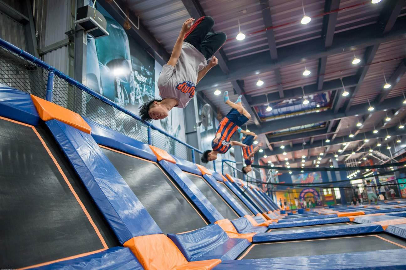 Khu vui chơi ở Sài Gòn Jump Arena