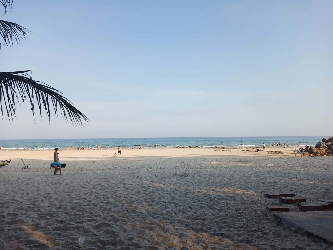 Booking a Quan Lan Island hotel near Minh Chau Beach provides easy access to beautiful spots