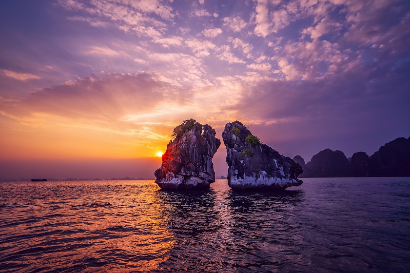 Fighting Cocks Islet is linked to a legend of Ha Long Bay
