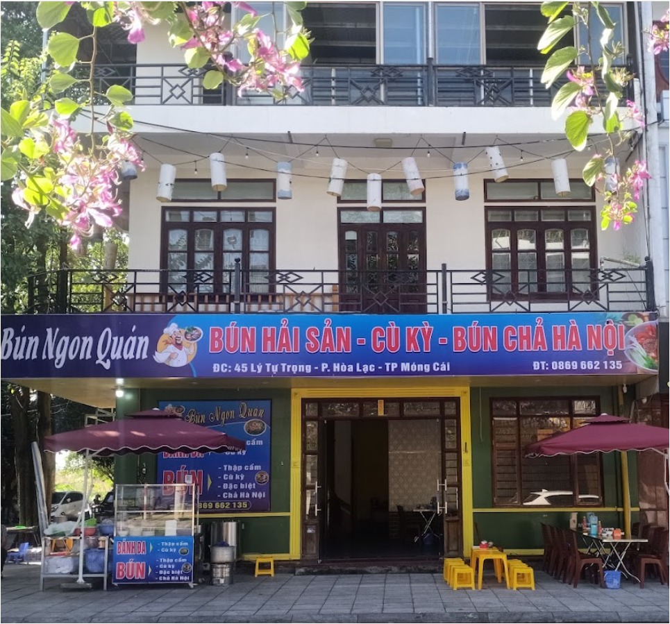 Bún cù kỳ Bún hải sản cù kỳ Móng Cái