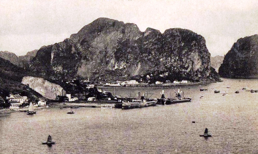 Cảng than ở Cẩm Phả năm 1917