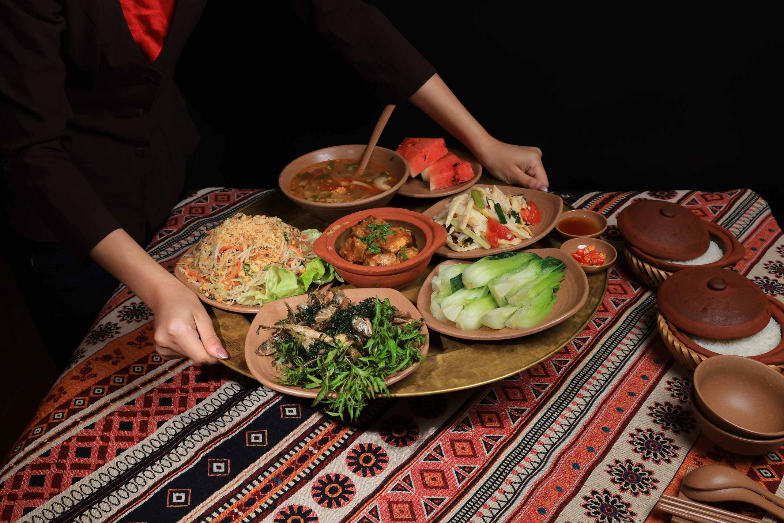 Cơm quê Làng Nương Yên Tử