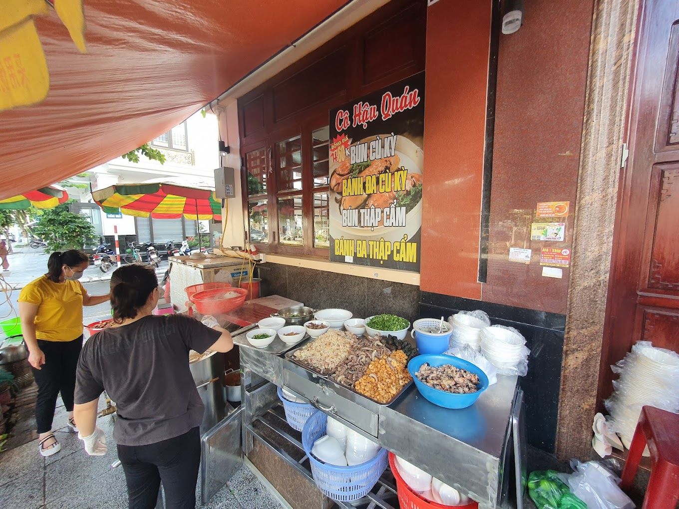 Bún cù kỳ Quán bún cù kỳ Cô Hậu