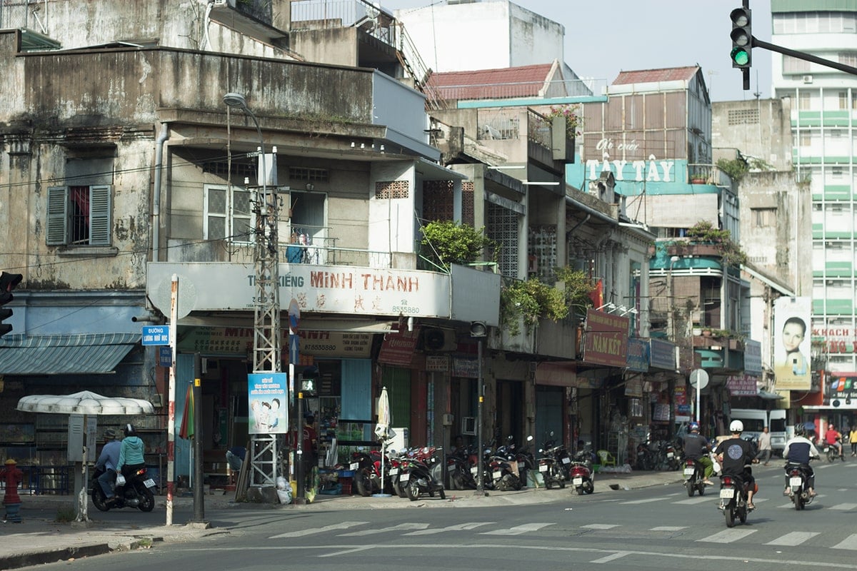 Vị trí phố ẩm thực người Hoa