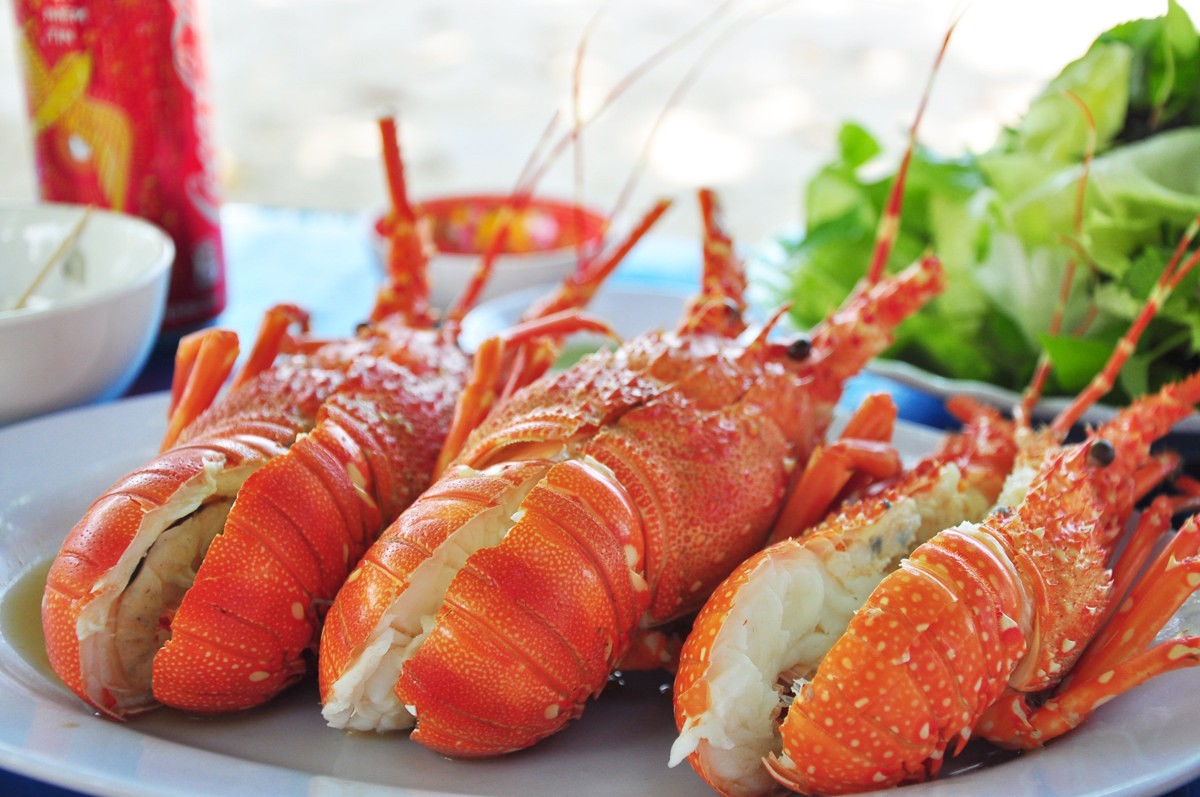 Cam Ranh Bay Binh Ba lobsters