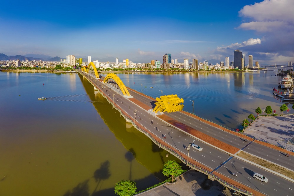 Love Bridge Da Nang Dragon Bridge near Love Bridge