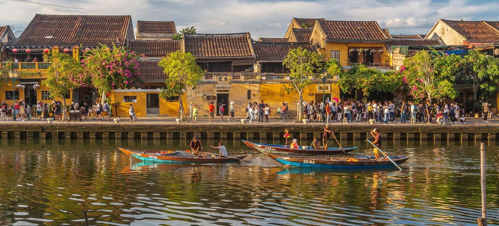 Enjoy a boat ride and take in the views of Hoi An Ancient Town