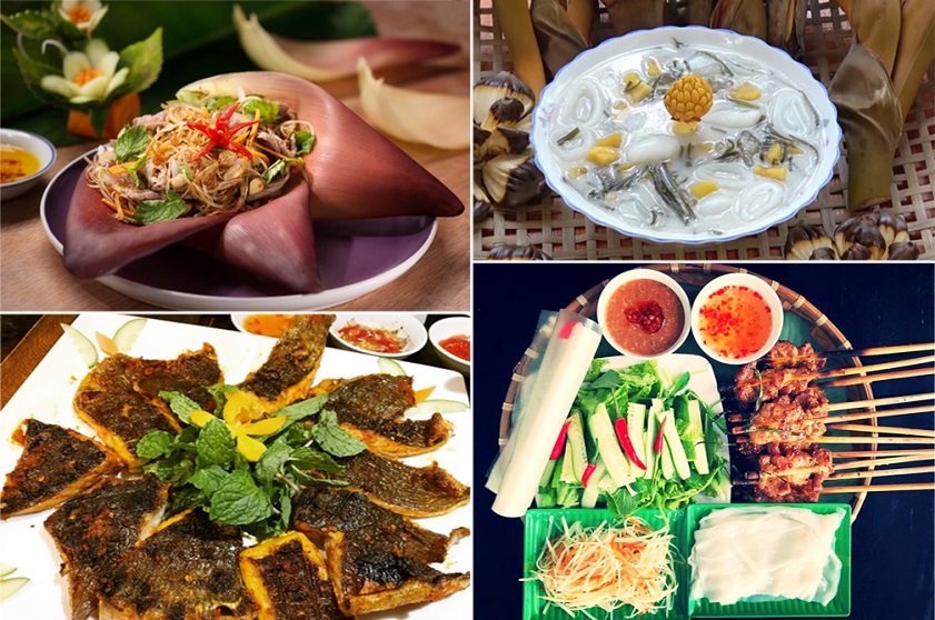 Bay Mau Coconut Forest Enjoy homemade dishes at Cam Thanh Coconut Forest