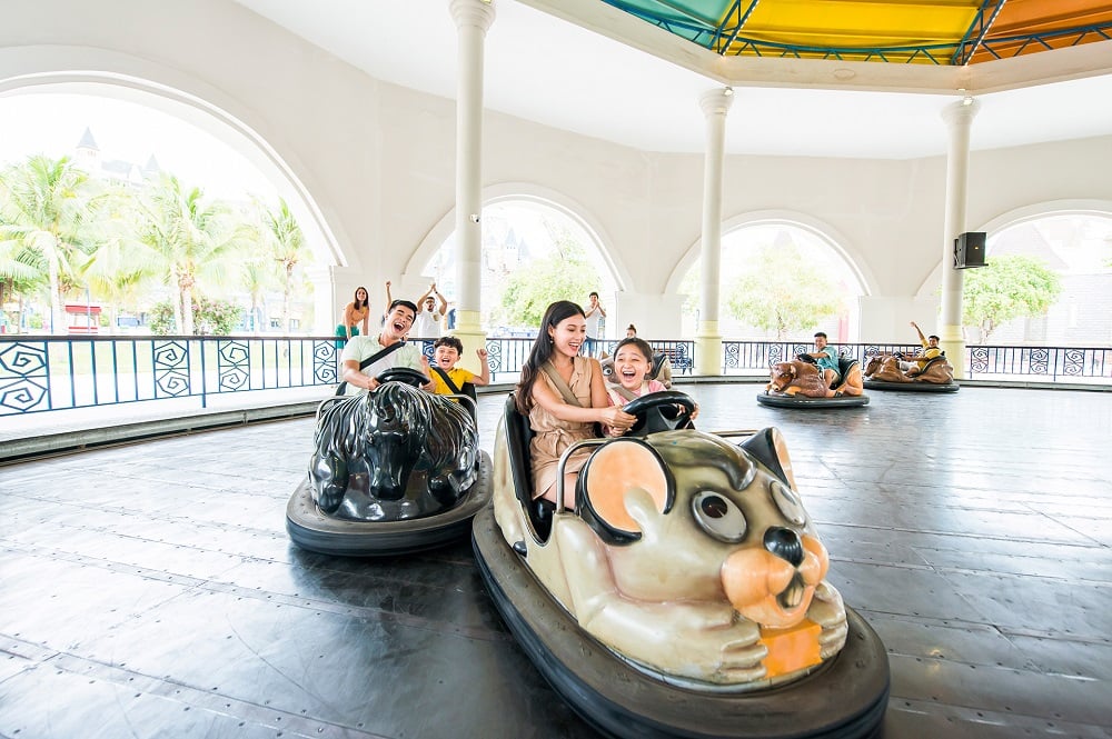 Fairy Land has many indoor VinWonders Nha Trang rides for kids