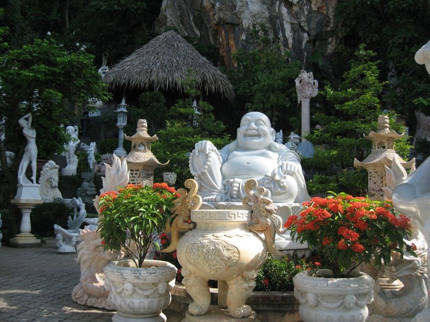 The artisans at Non Nuoc Village have created many stunning works of art from stone