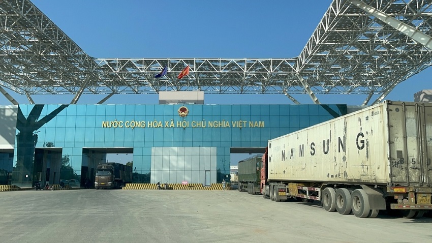 Khu vực nhà cửa khẩu Quốc tế Bắc Luân