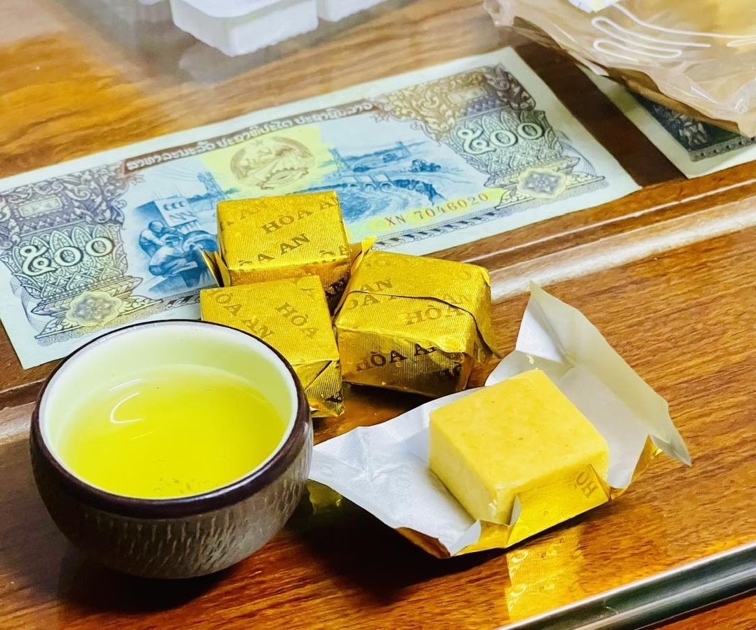 Vietnamese desserts Mung bean cake in Vietnam