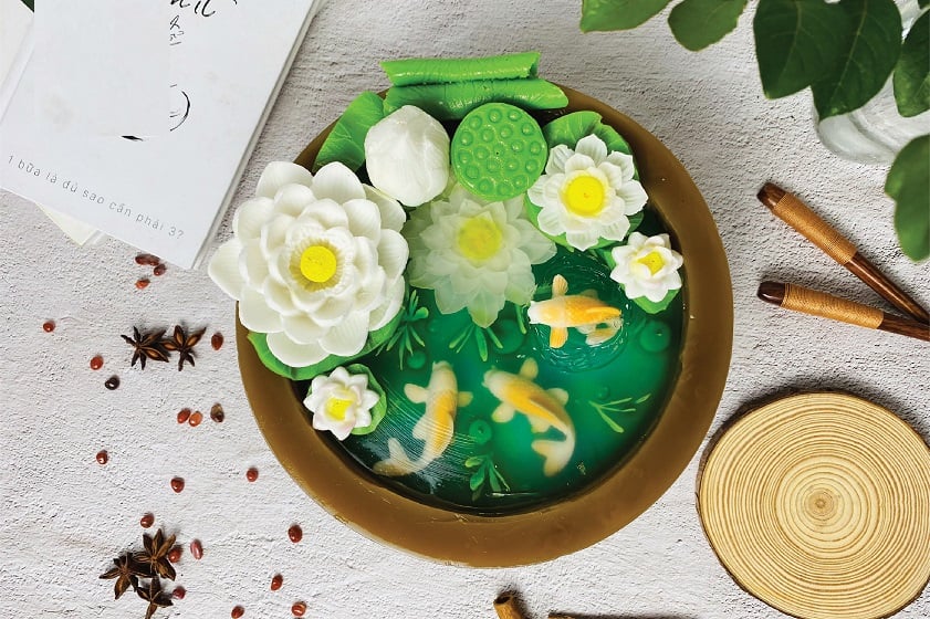 Vietnamese desserts Banh rau cau