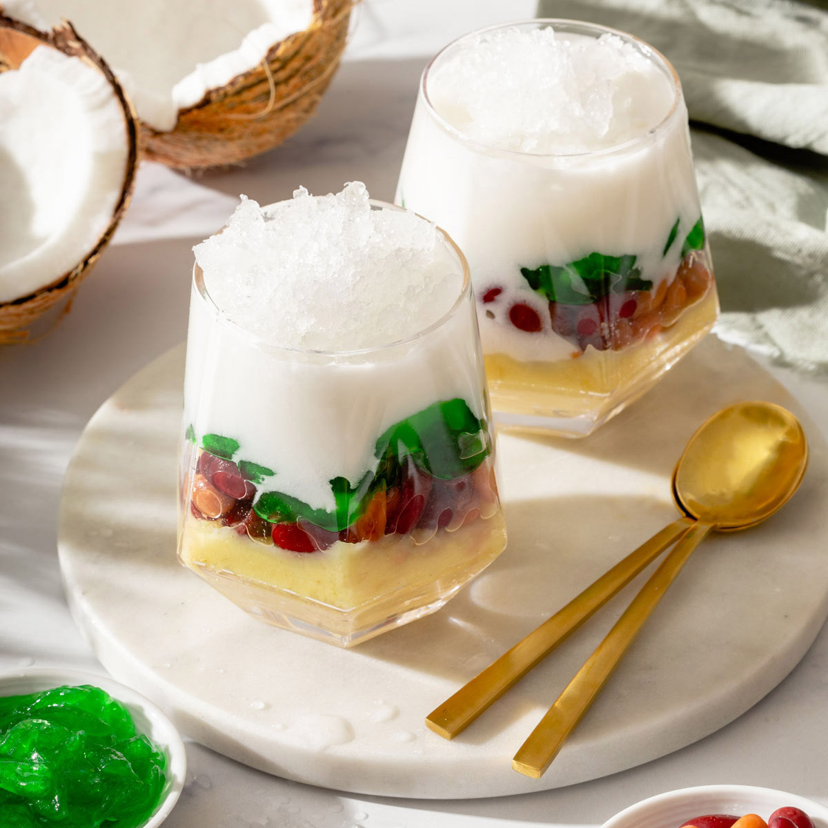 Vietnamese desserts Che ba mau