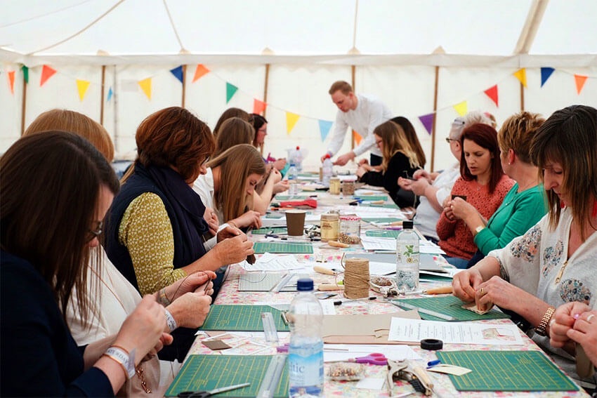 Company party with a DIY Craft Workshop