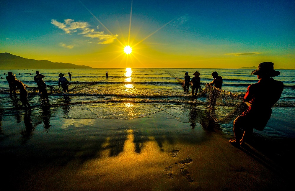 Sunrise over Man Thai Beach