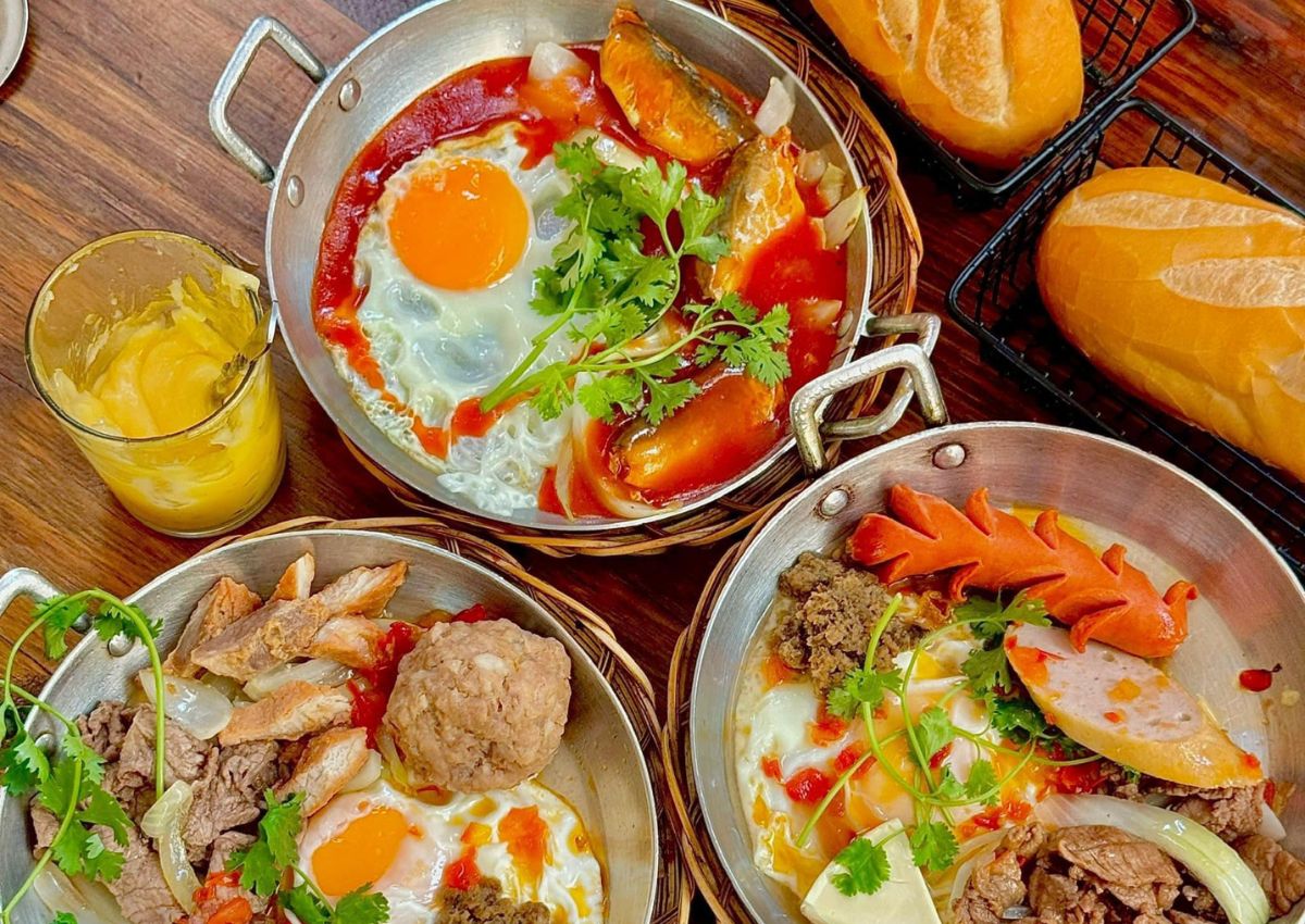 Bánh mì chảo Vũng Tàu Bánh mì chảo 86 Bà Huyện Thanh Quan Vũng Tàu