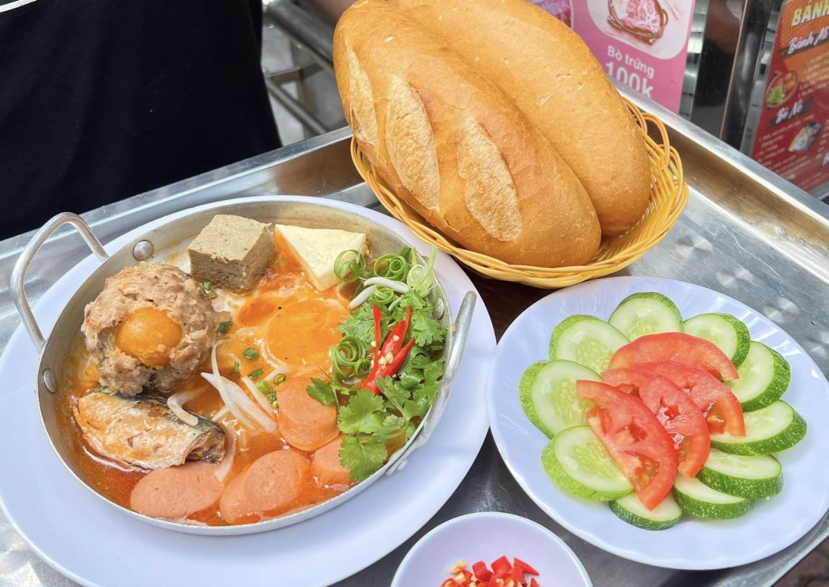 Bánh mì chảo Vũng Tàu Bánh mì chảo nổi tiếng Vũng Tàu