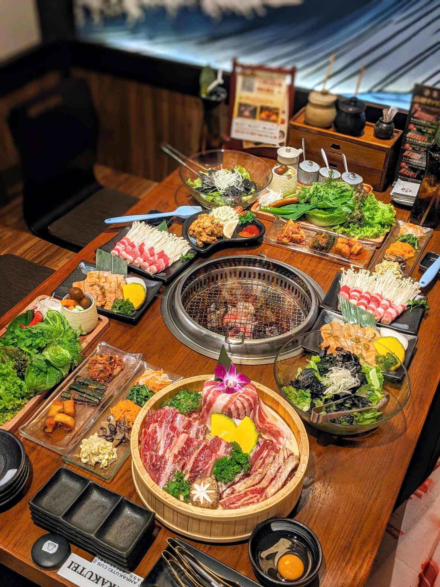 Buffet thịt nướng Anrakutei