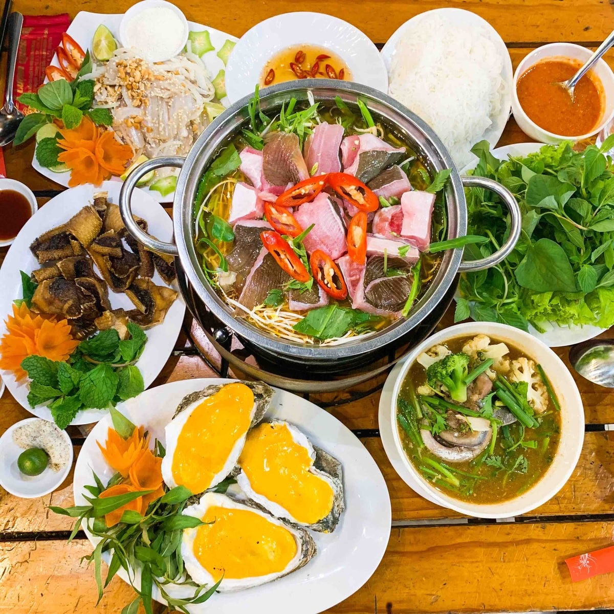 đặc sản Hồ Tràm Vũng Tàu