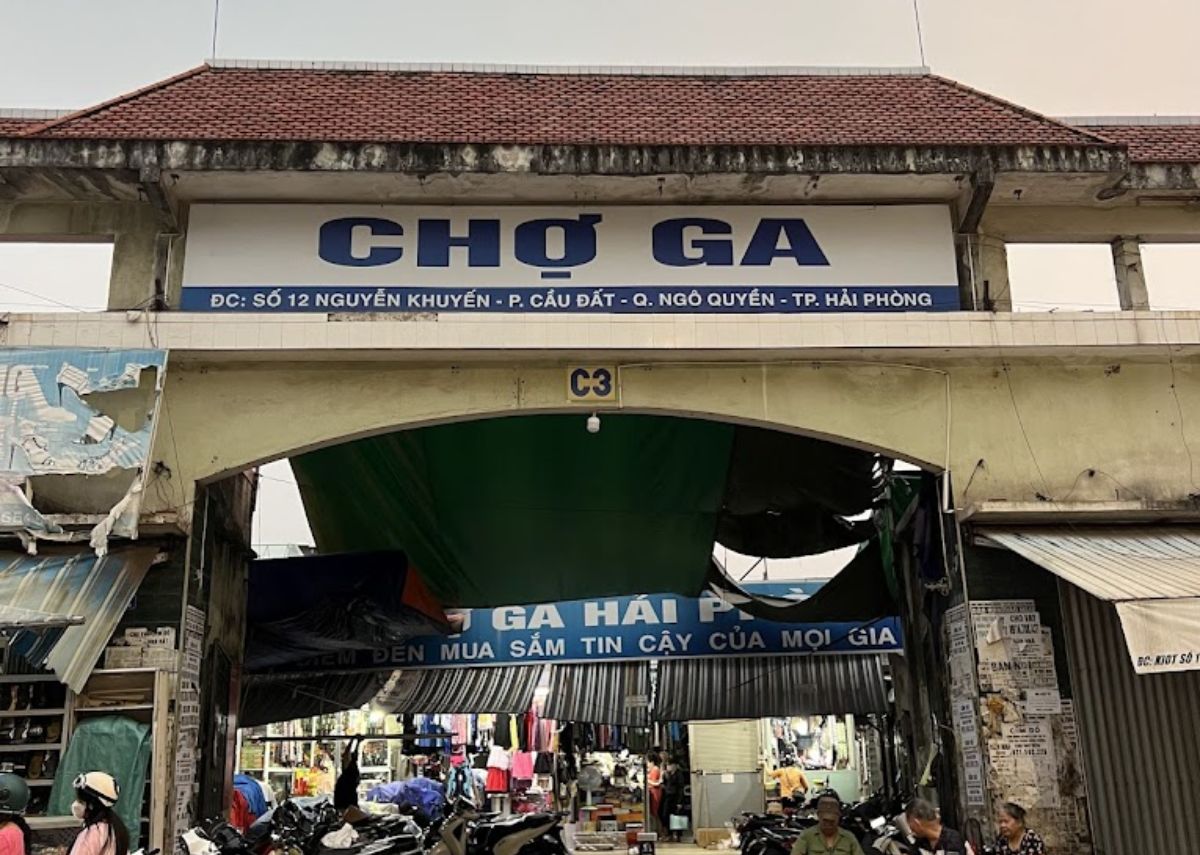 Chợ ga Hải Phòng Di chuyển đến chợ Ga