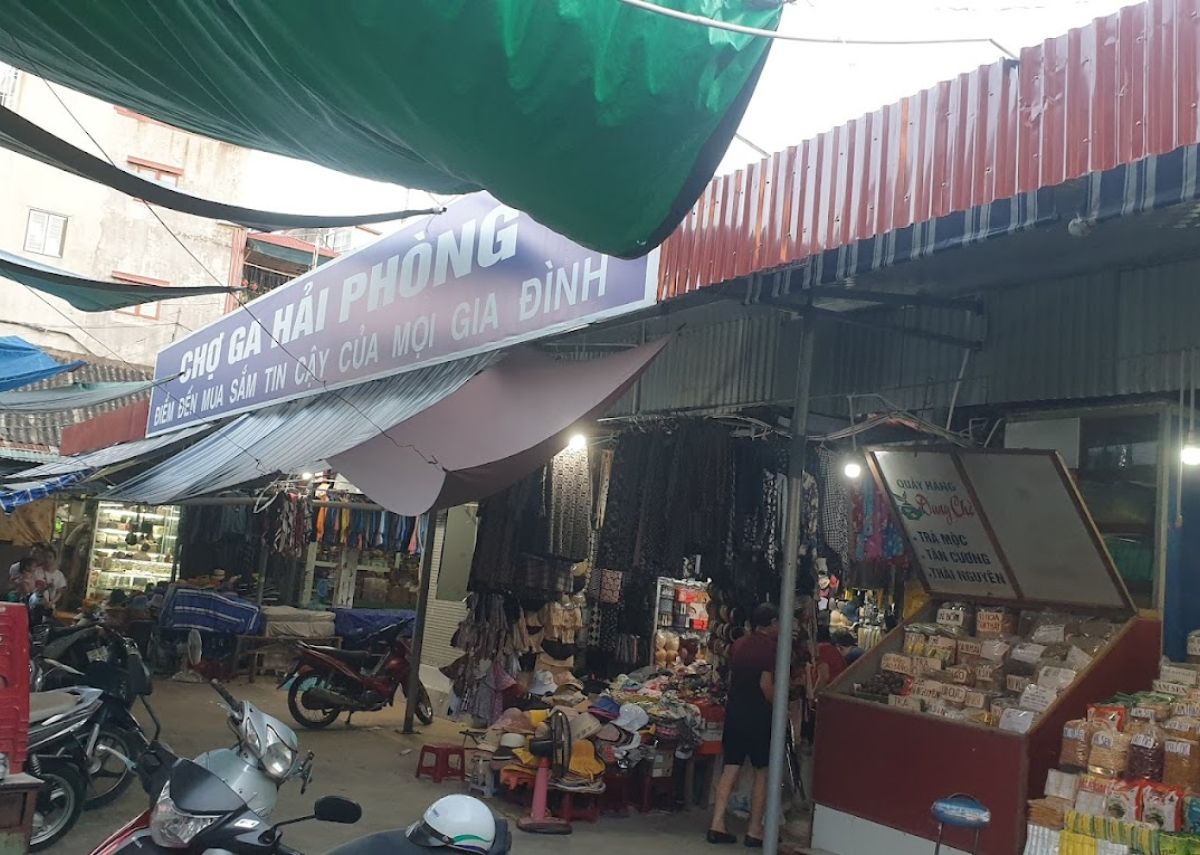 Chợ ga Hải Phòng Địa chỉ chợ Ga Hải Phòng