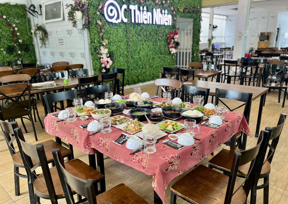 Địa điểm ăn tối ở Vũng Tàu Ốc Thiên Nhiên