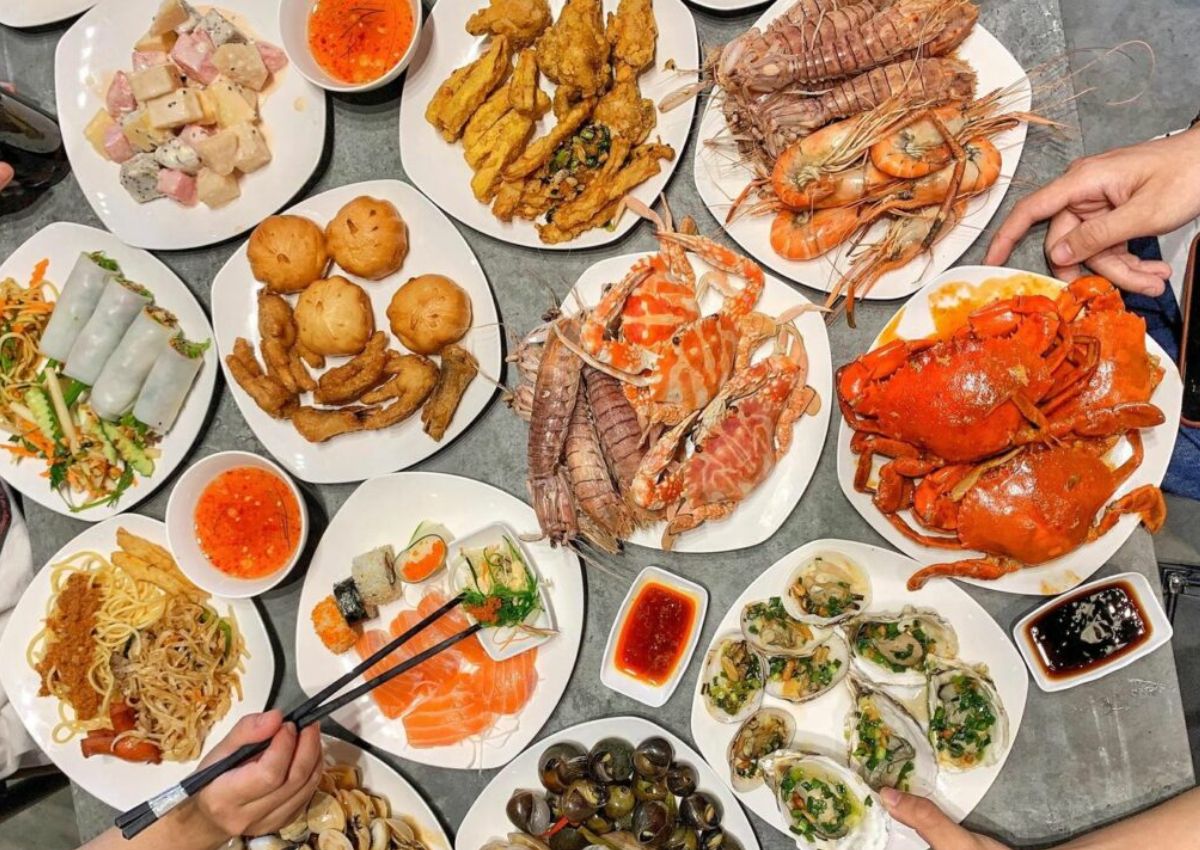 Hải sản Vũng Tàu tươi ngon